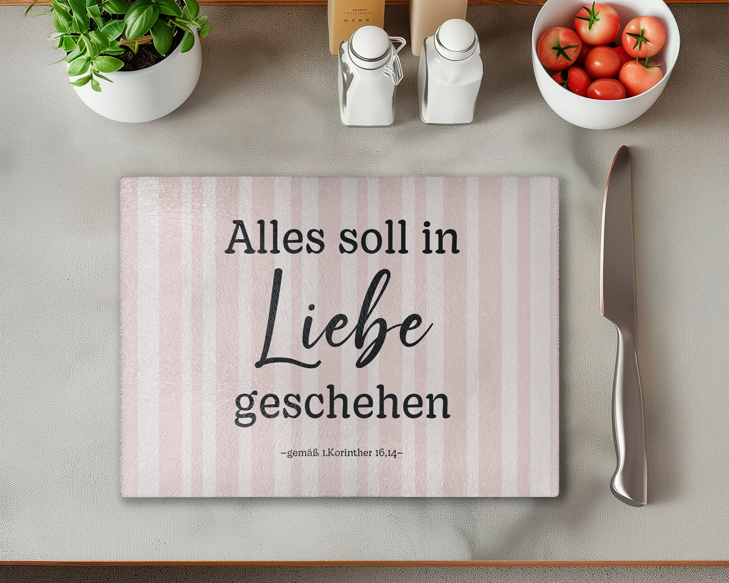 Alles soll in Liebe geschehen - Rosa