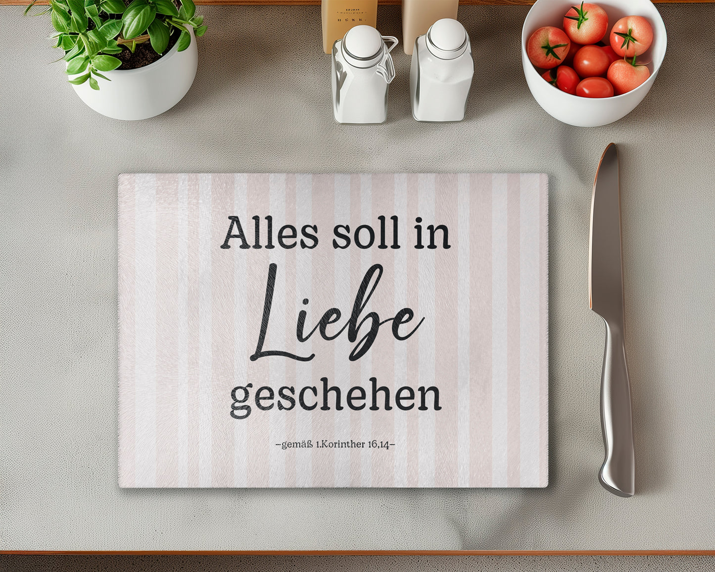 Alles soll in Liebe geschehen - Rosa