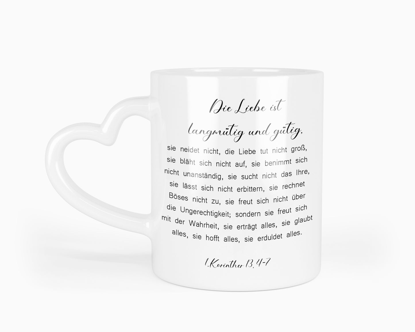 Die Liebe ist langmütig und Gütig (Personalisiert)