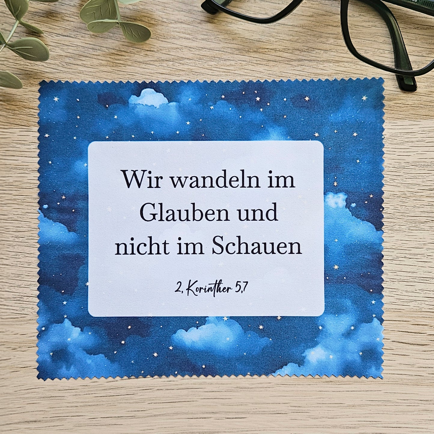 Reinigungstuch für Brillen – Sternenhimmel
