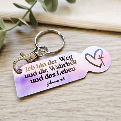 Ich bin der Weg - Roséviolett