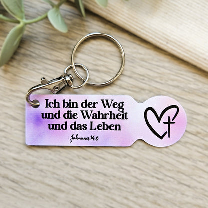 Ich bin der Weg - Roséviolett