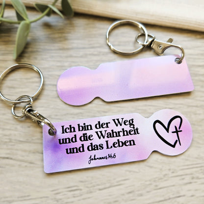 Ich bin der Weg - Roséviolett