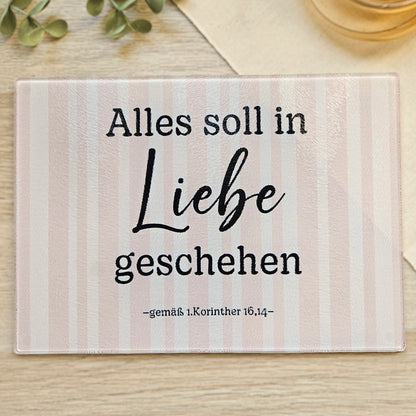 Alles soll in Liebe geschehen - Zartes Rosa
