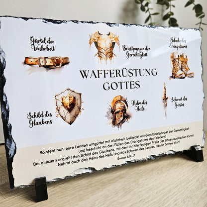 Waffenrüstung - Querformat Groß (20x30cm)
