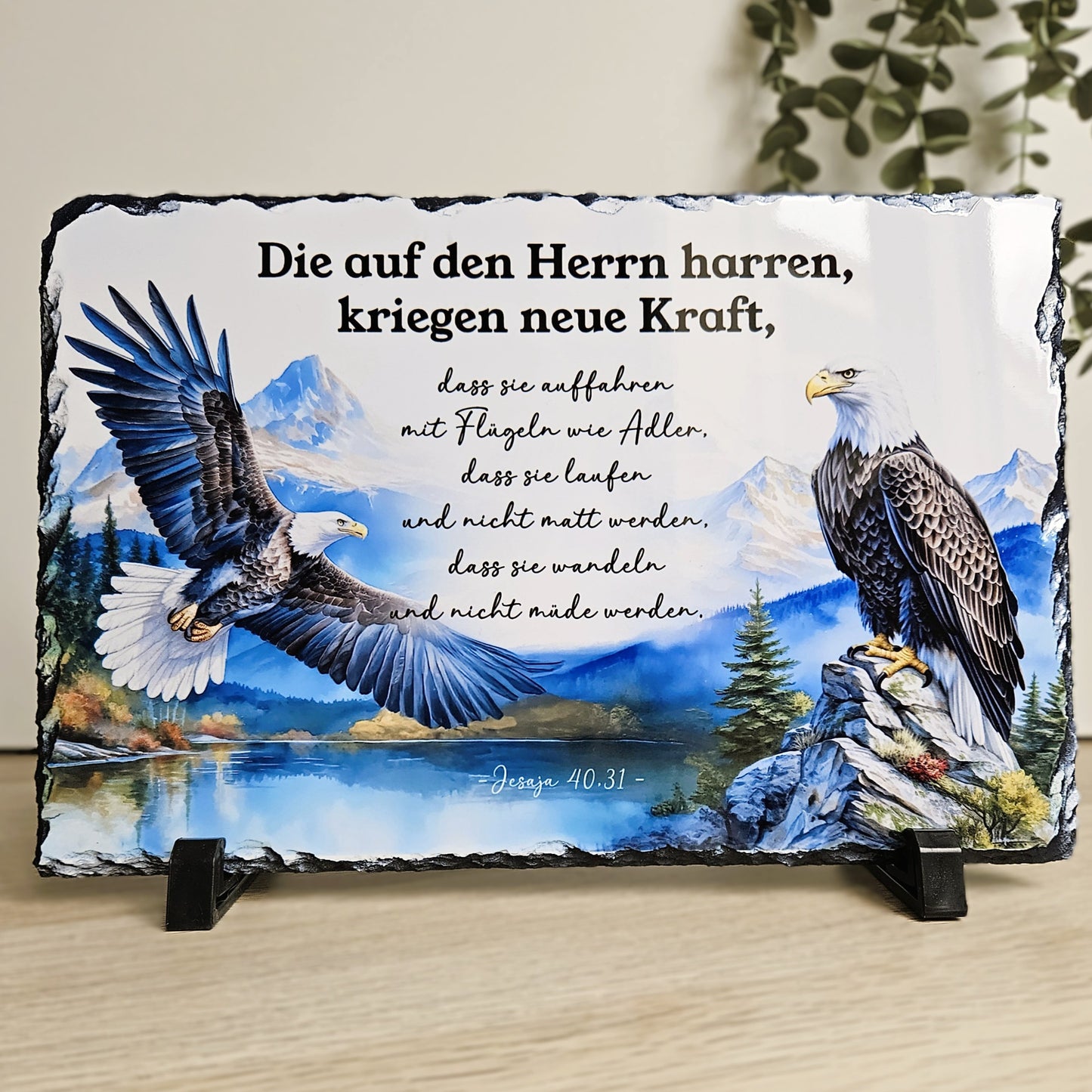 Die auf den HERRN harren - Groß (20x30cm)