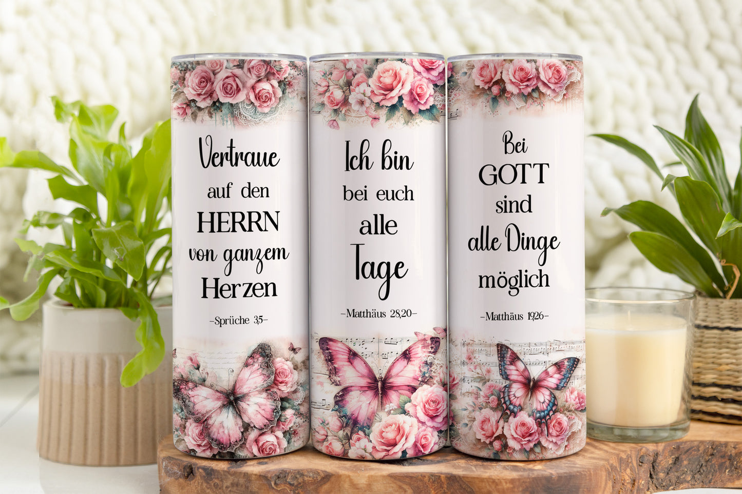 Ermutigungs Becher - 3 Verse in 1