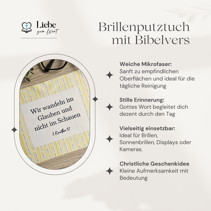 Reinigungstuch – Florales Streifenmuster