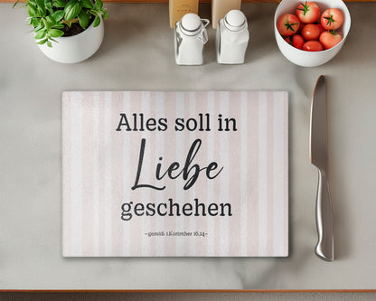 Alles soll in Liebe geschehen - Rosa
