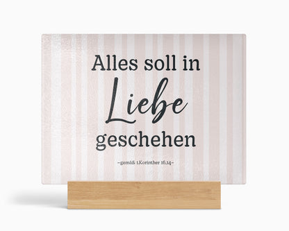 Alles soll in Liebe geschehen - Rosa