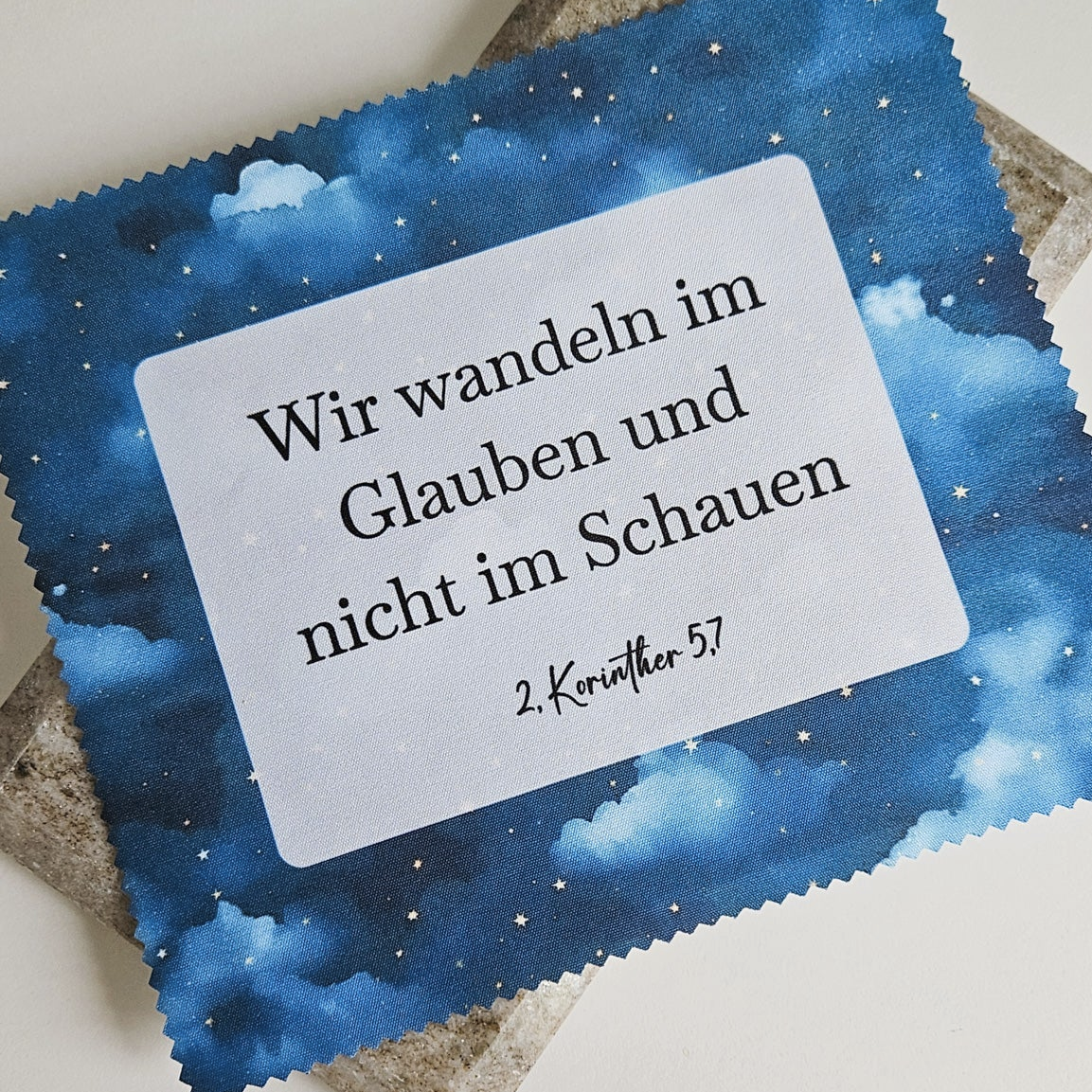 Reinigungstuch für Brillen – Sternenhimmel