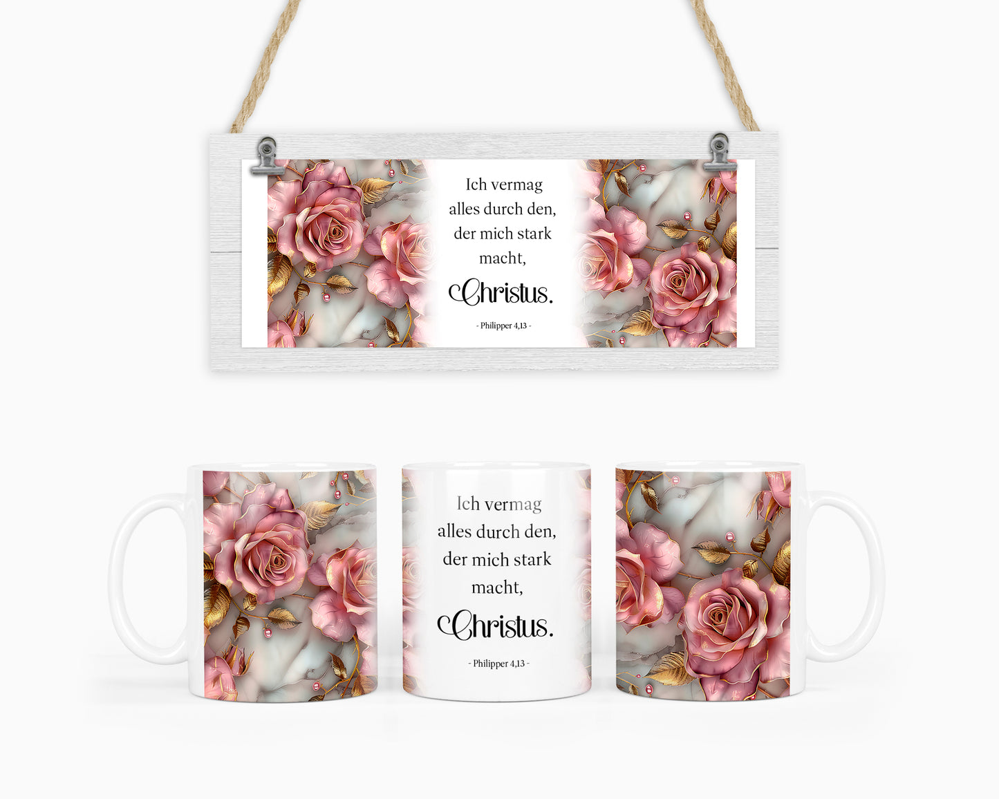 Ich vermag alles durch den, der mich stark macht, Christus