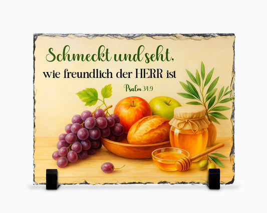 Schmeckt und seht, wie freundlich der HERR ist