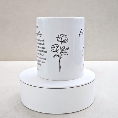 Die Liebe ist langmütig und Gütig (Personalisiert)