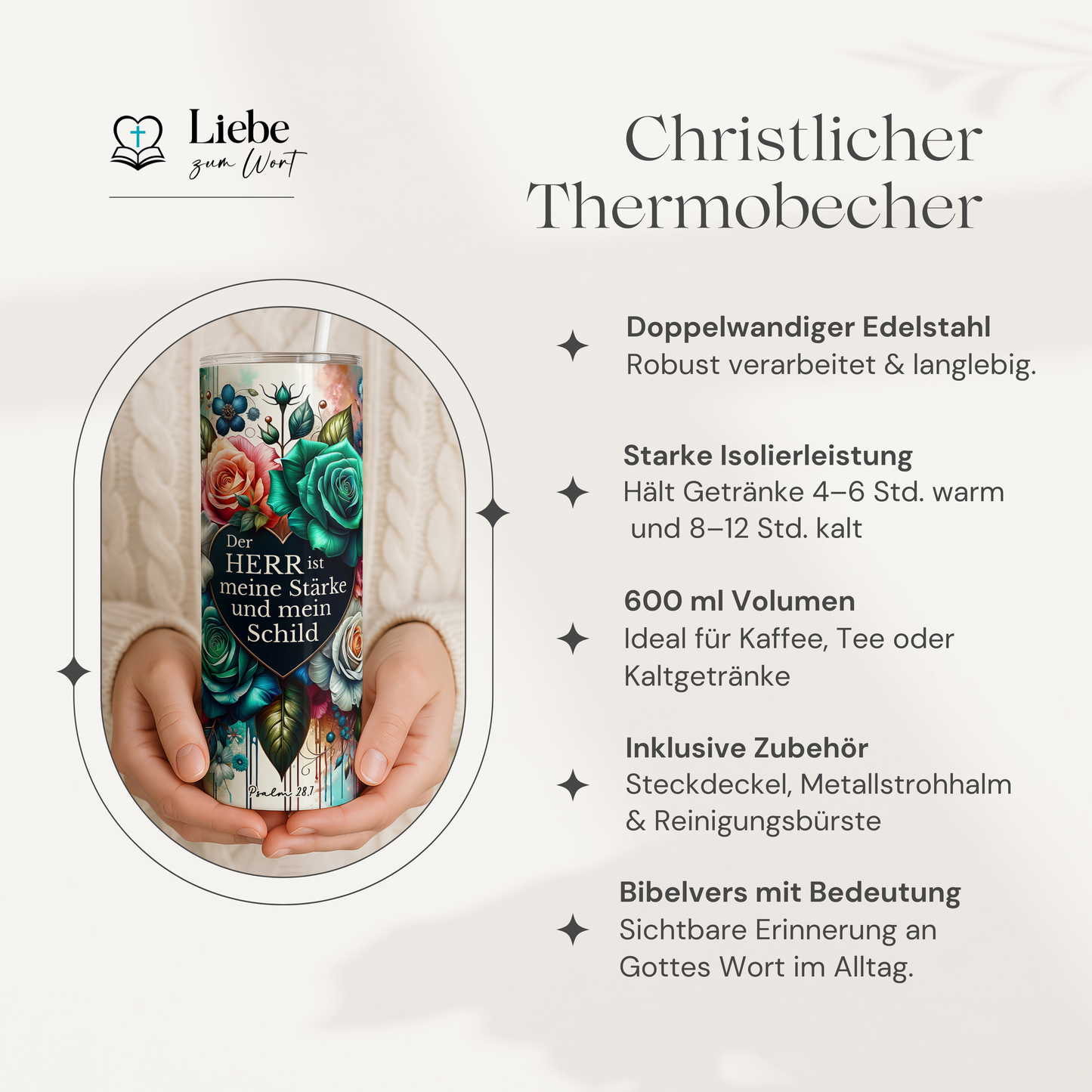 Der HERR ist meine Stärke und mein Schild