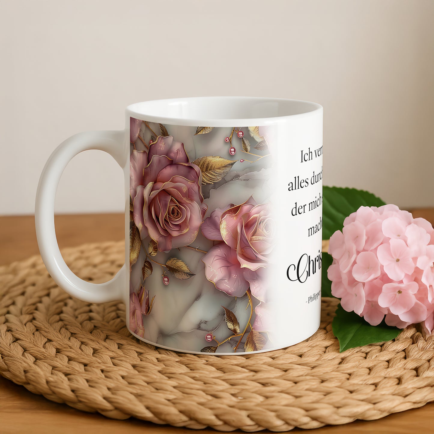 Ich vermag alles durch den, der mich stark macht, Christus