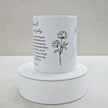 Die Liebe ist langmütig und Gütig (Personalisiert)