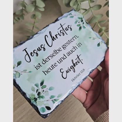 Jesus Christus ist derselbe - Klein (10x15 cm)