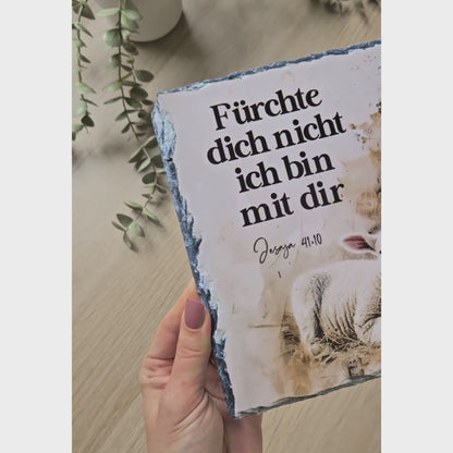 Fürchte dich nicht - Groß (20x30cm)