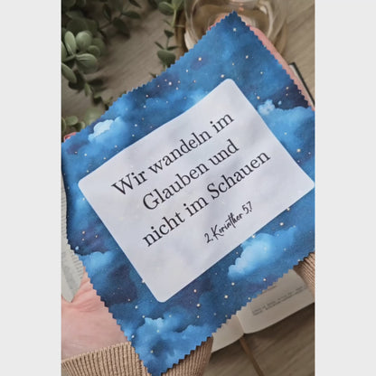 Reinigungstuch für Brillen – Sternenhimmel